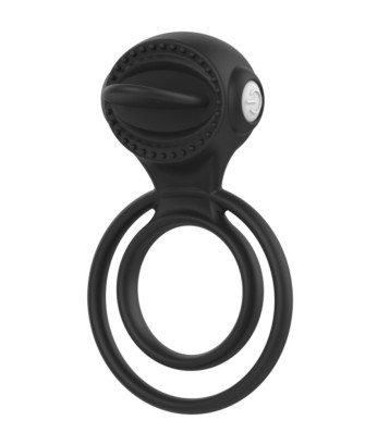Anneau vibrant 1 seul mode de vibration très extensible noir 